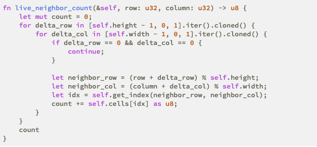Generic code block